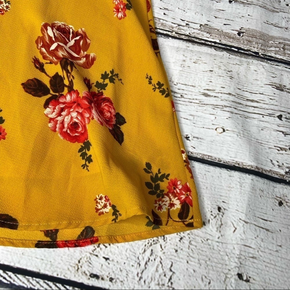 NWT Altar'd State Floral Print Ruffle Dress Size M - Picture 2 of 8